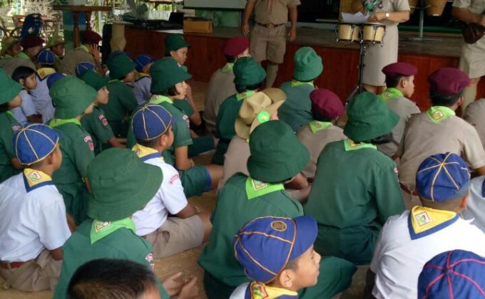 กิจกรรมเข้าเรียนตาม Modules ทั้ง 6 ของลูกเสือ Messenger of Peace
