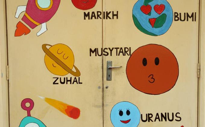 Melukis mural 