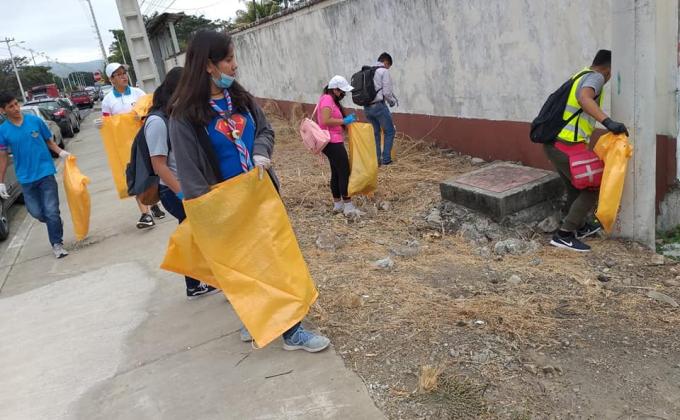 Plogging Ecologico 2019 junto con Cap Junior.