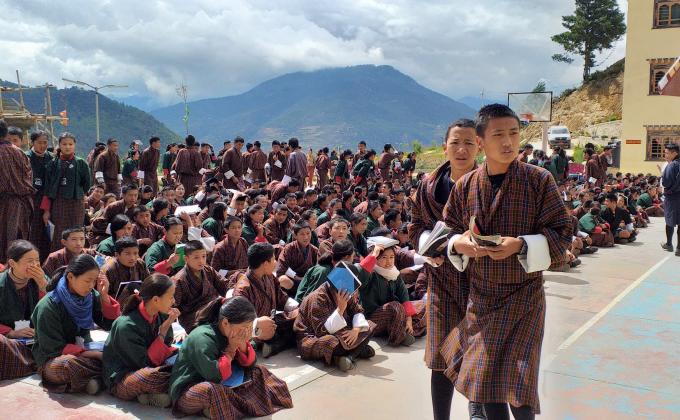 Earthquake mock drill