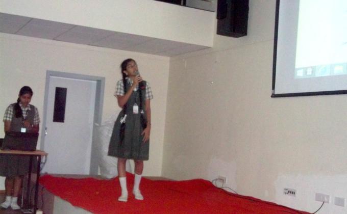 A presentation on our awareness program in max Mueller bhavan 