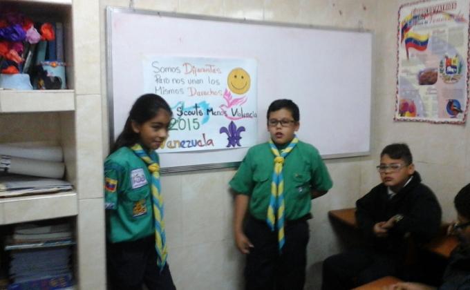 Mensajero de Paz- Charla a favor de No al Bulliyng Manada Grupo Scout Cayaurima