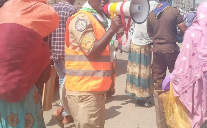 Addis Ababa rover scouts response to pandemic.