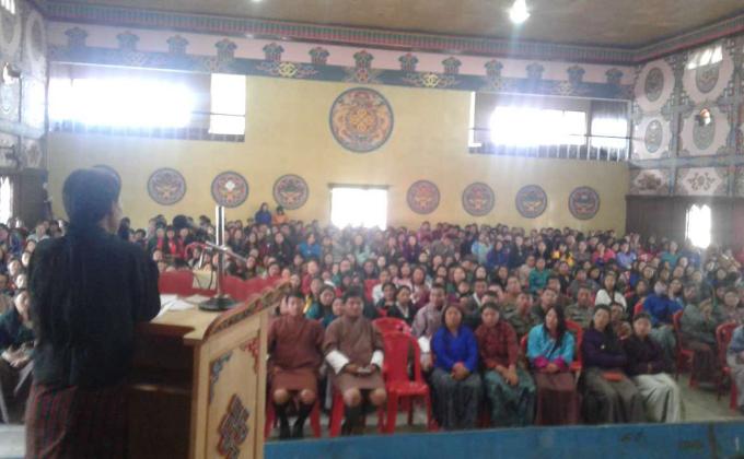 Awareness Talk Given To Parents On Scouting Program In Dewathang Primary School