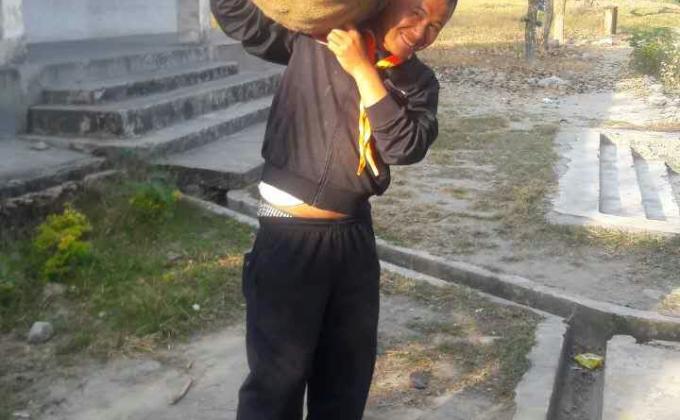 Service to scouts of sarpang district