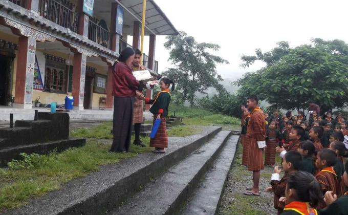 initiation of Cheychey Scouts for pre-primary school children