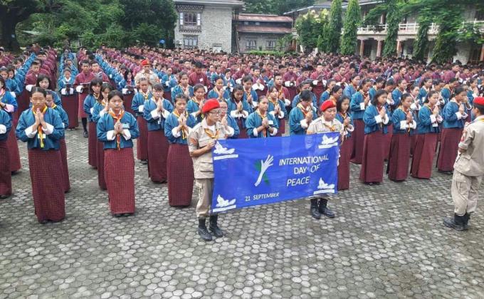 Awareness on international peace day