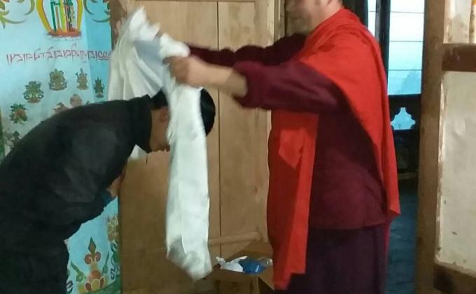 White washing and cleaning area of nala goenpa