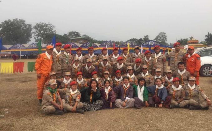 Volunteers at Meolam Chenmo held at Gelephu 