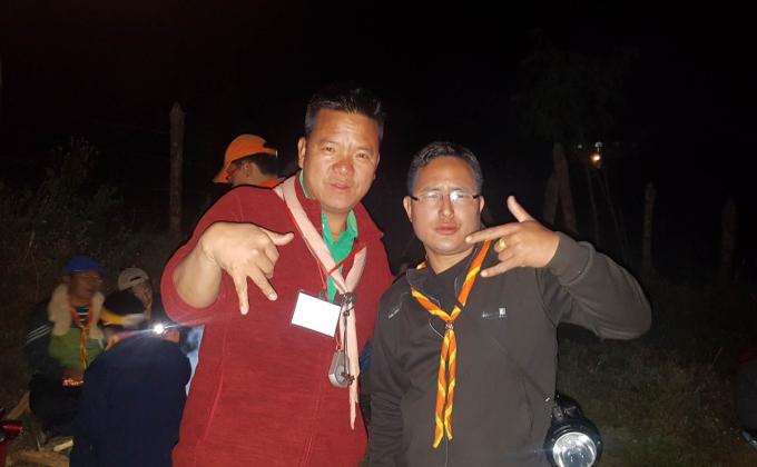 scouts involement in painting.