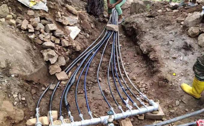 Maintenance and fixing of new water supply 