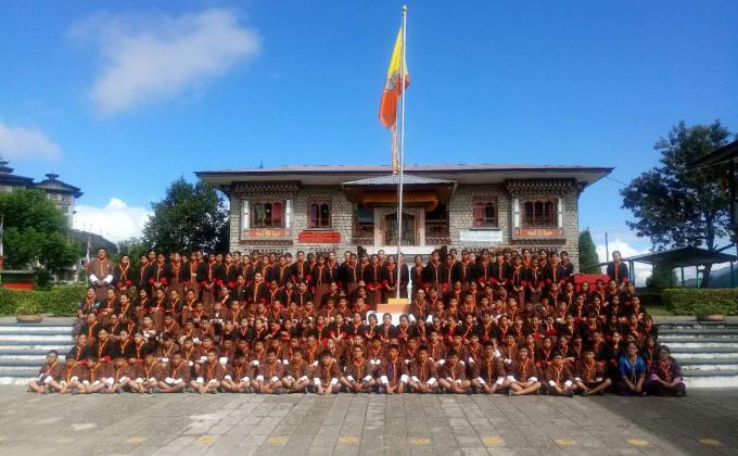 Investiture ceremony for scouts 2019