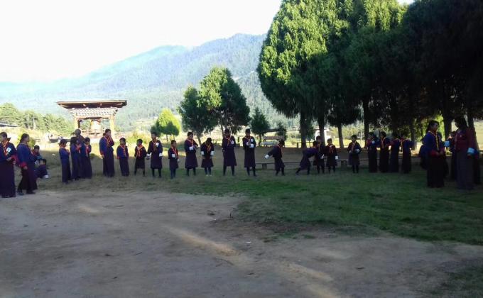 conducted classes on scout lesson.