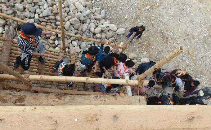 Construction of temple 