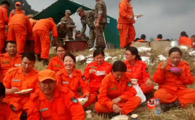 nearly 100 of us participated in refresher course inorder to refresh drills and everything