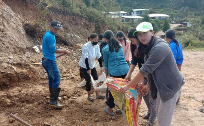Cleaning Archery ground