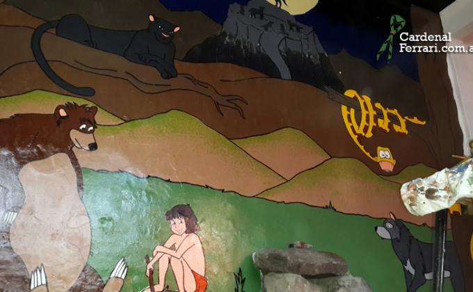 Nuevo Mural de la Manada "Lobos Fuertes" de Cardenal Ferrari