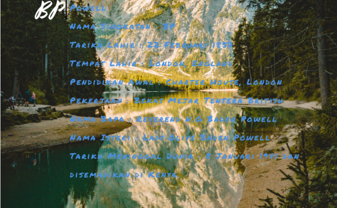 Poster Pengasas Pengakap Dunia