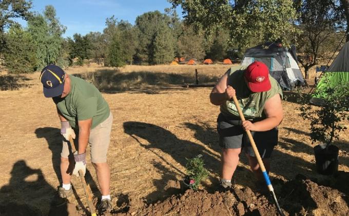 Scout Group 423 National Public Lands Day - New Hogan Lake, CA, USA