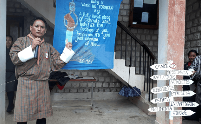 Celebrating World No Tobacco Day, 31 May 2018