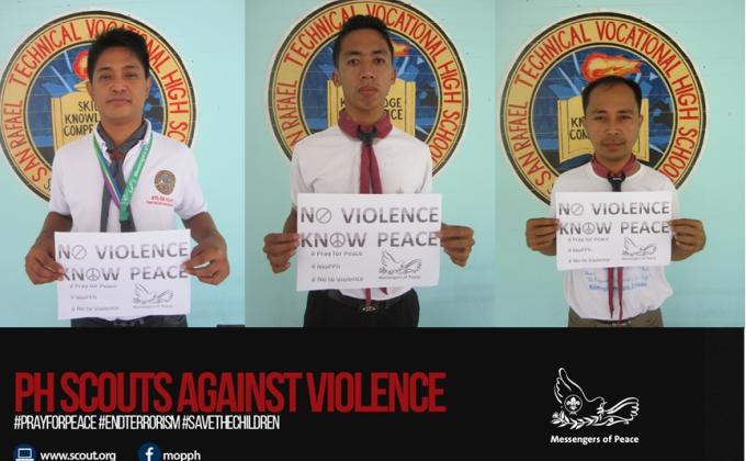 SRTVHS Outfit No. 30 SAYS "NO to VIOLENCE!!!"