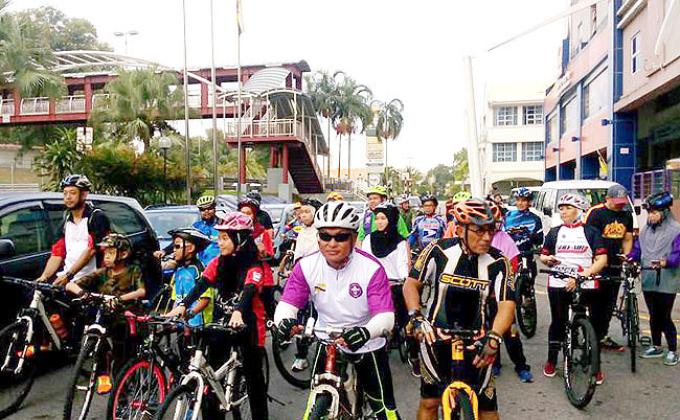 PPDBM members sweat it out in 15-km cycling expedition