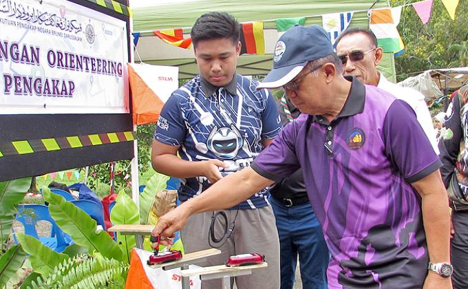 Scouts take part in orienteering challenge