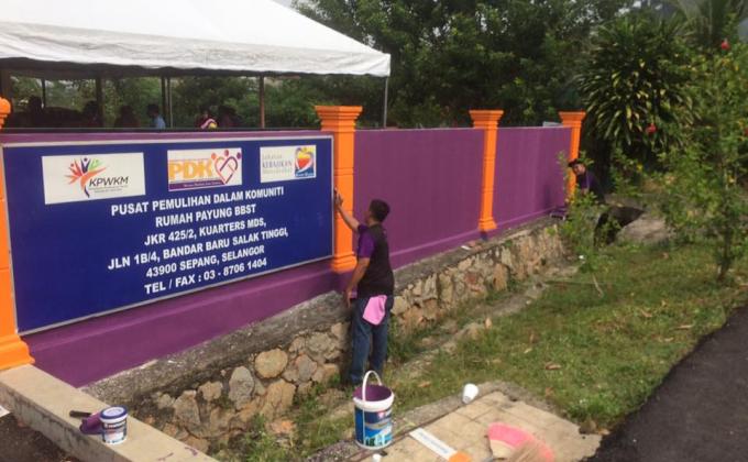Projek khidmat komiditi menanam sayur 