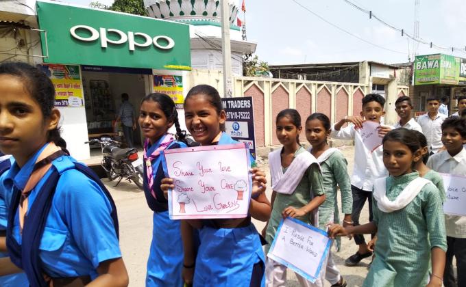 scouts celebrate Peace Day 2018