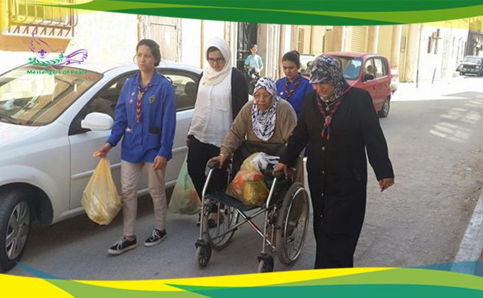 Helping  poor families in Benghazi ,مساعدة العائلات المحتاجة في بنغازي 