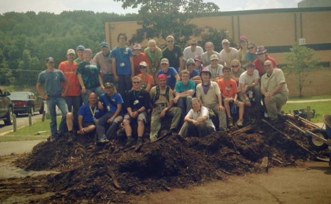 Venture Crew F702 Jamboree Messenger of Peace Day of Service