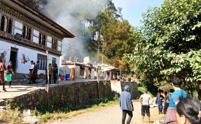 Fire contained at Yebilaptsa by volunteers