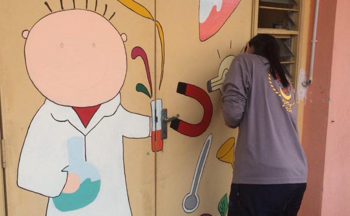 Projek lukis mural