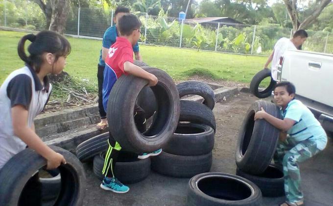Pengakap SMK Mutiara Labuan sentiasa bersedia