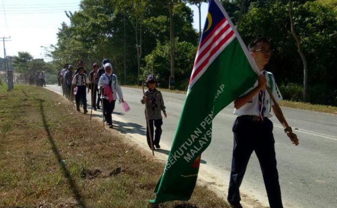 Membina Jiwa Yang Kental di Ekpedisi Berjalan kaki- 16 km