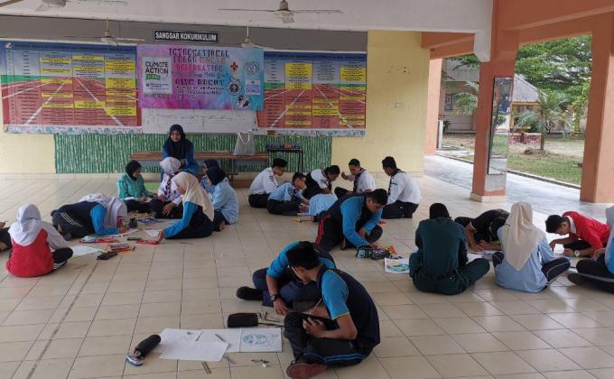 POSTER PAINTING COMPETITON IN CONJUNTION WTIH WORLD PEACE MONTH