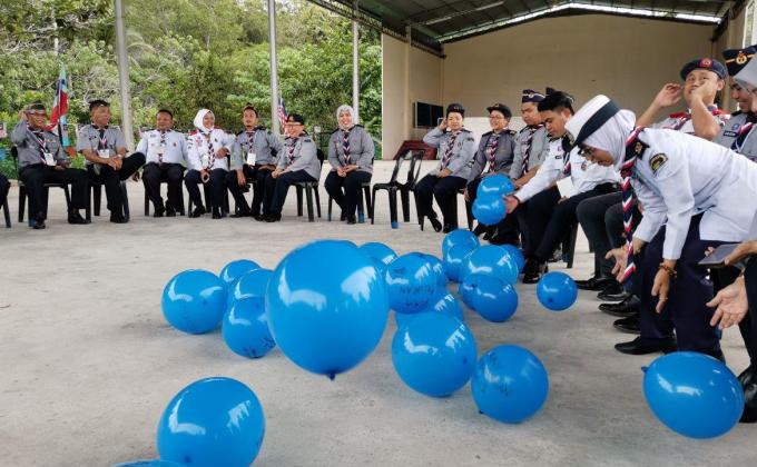 Aktiviti Team Building Sepanjang Kursus Koordinator Messengers of Peace Zon Sabah 2019