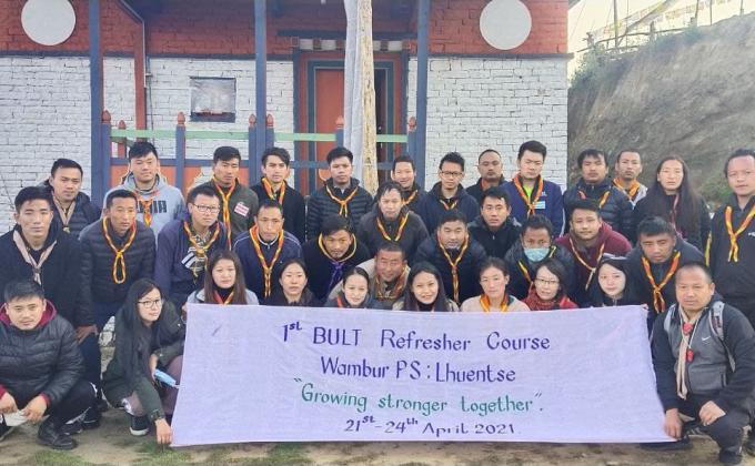 Basic Refresher Course training for Scout Leader of Lhuentse 