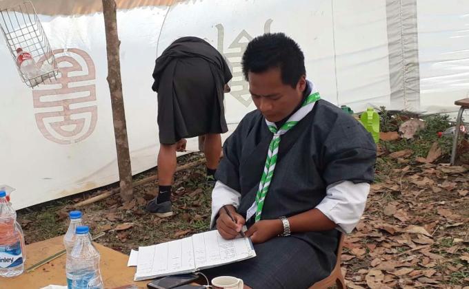 Covid-19 duty at interim check point