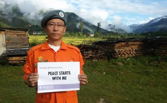 Paro  Scouts:  " Celebrates International Peace Day"