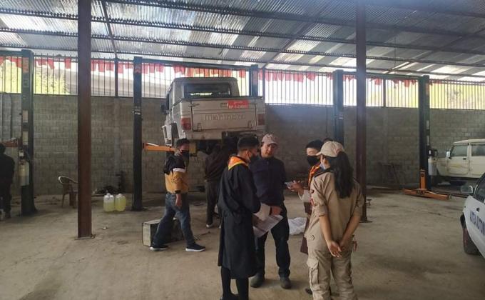 Helping illiterate people for covid vaccine. 