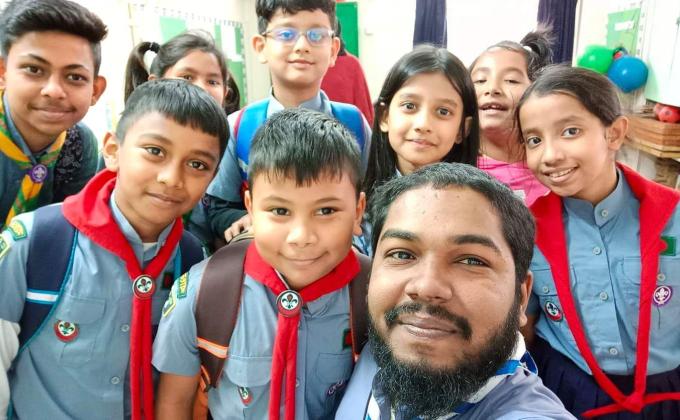 Session with Cub Scout 