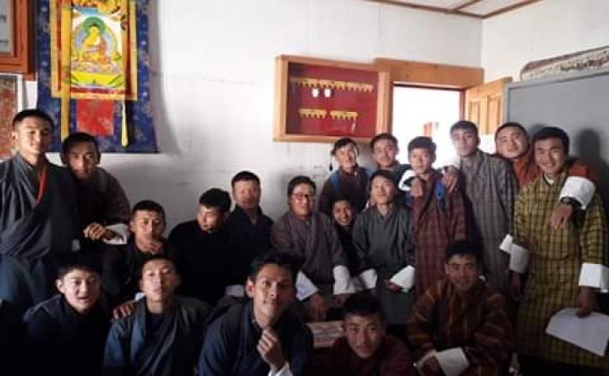 Hosted 108 prayer flags