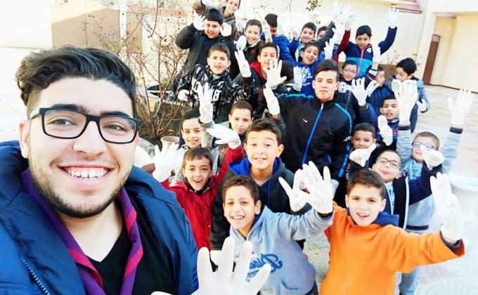 برنامج وحدة اشبال فوج حسان بلكيرد الجزائر  - لتنظيف الحي -