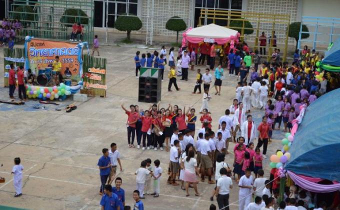 เขัาร่วมกิจกรรมวันวิทยาศาสตร์