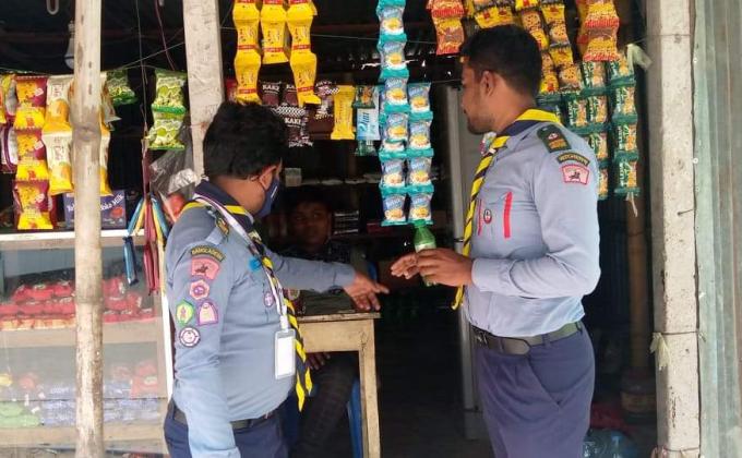 "প্লাস্টিক টাইড টার্নার  চ্যালেঞ্জ ব্যাজ.."