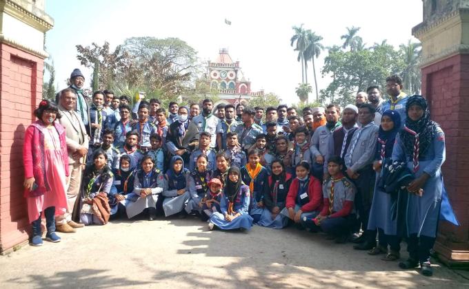 ৪র্থ নাটোর জেলা রোভার মেট কোর্স - হাইকিং