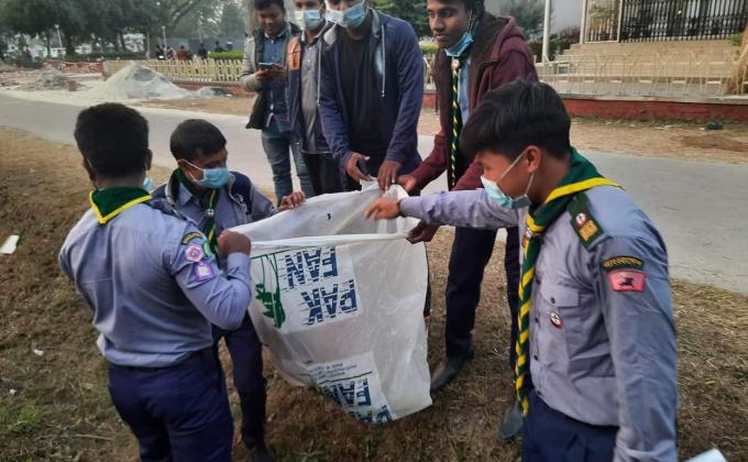 পরিস্কার পরিচ্ছন্ন অভিযান, রাজশাহী বিশ্ববিদ্যালয় রোভার স্কাউট গ্রুপ 