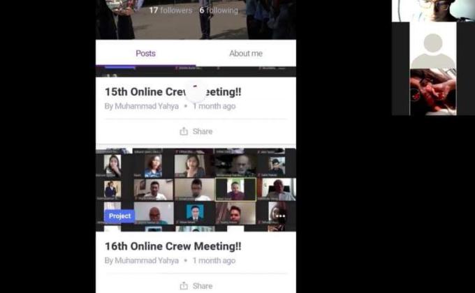 troop meeting with the candidate of MoP Ring Badge 