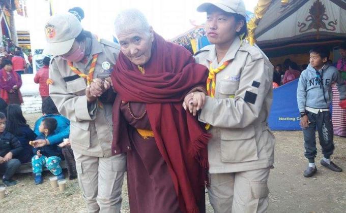 Prayer ceremonial for peace..."